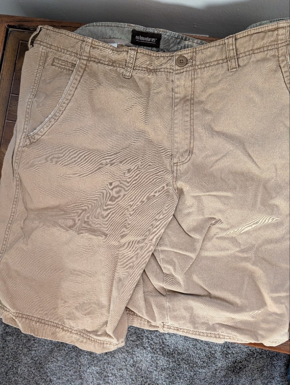 No Boundaries Tan Shorts